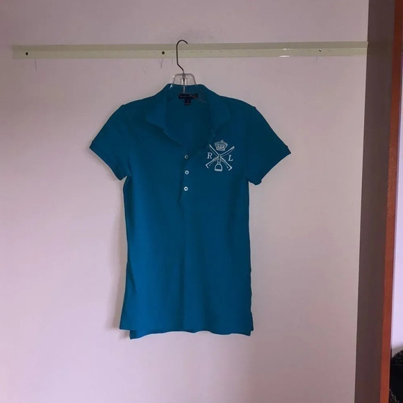 Ralph Lauren Tops - RALPH Lauren bright blue polo